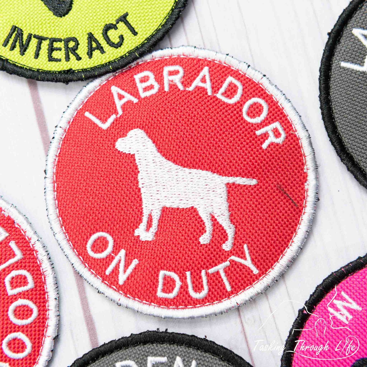 LABRADOR ON DUTY 3" Patch - P24