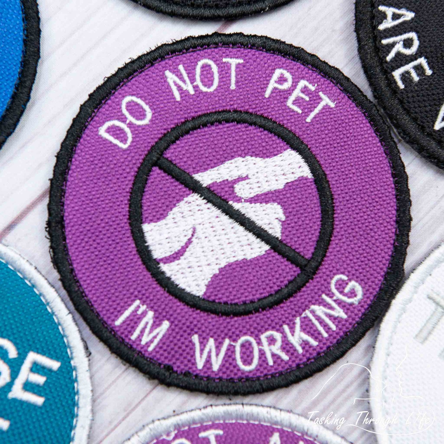 DO NOT PET I'M WORKING 3" Patch - P30