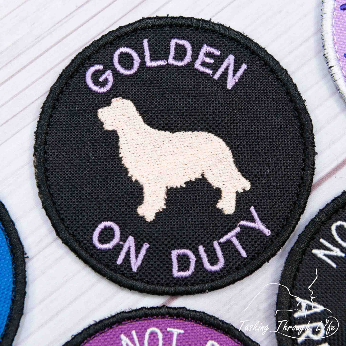 GOLDEN ON DUTY 3" Patch - P39