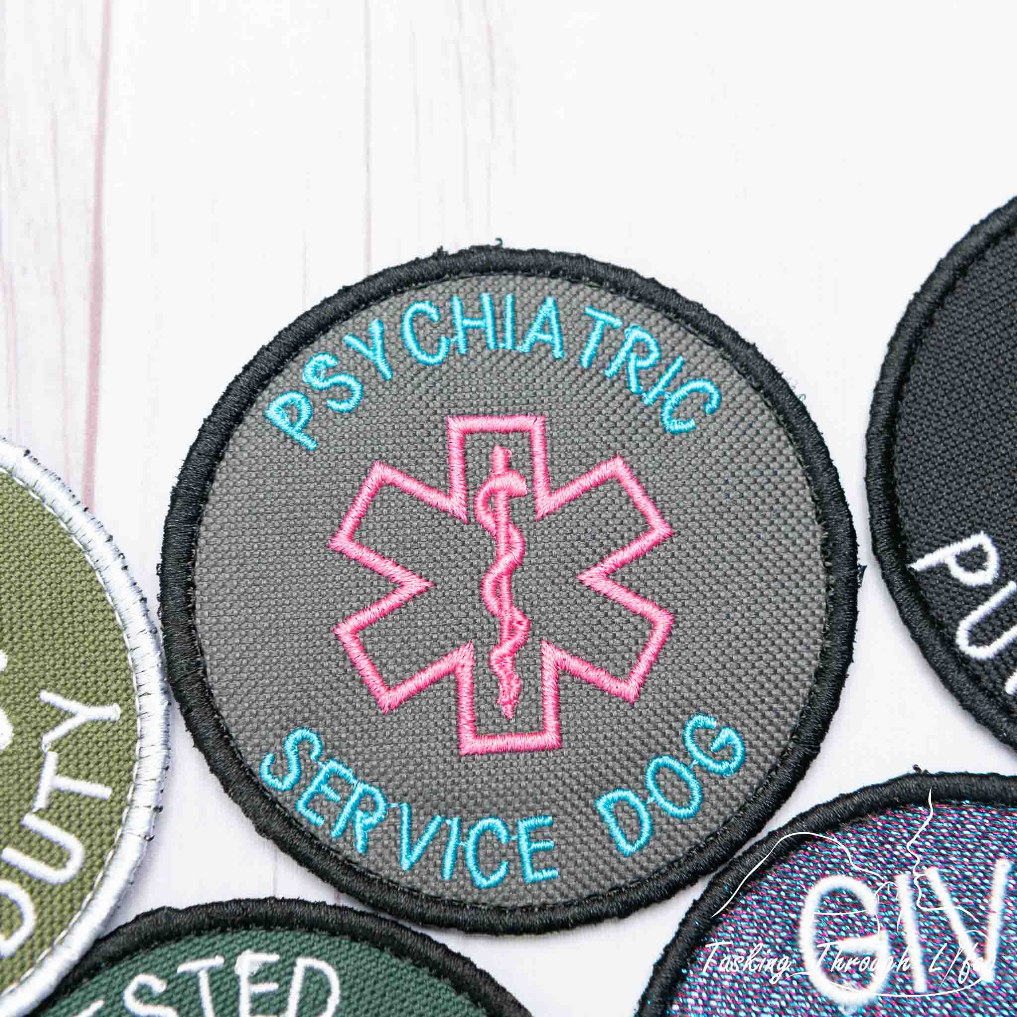 PSYCHIATRIC SERVICE DOG 3 Patch P43