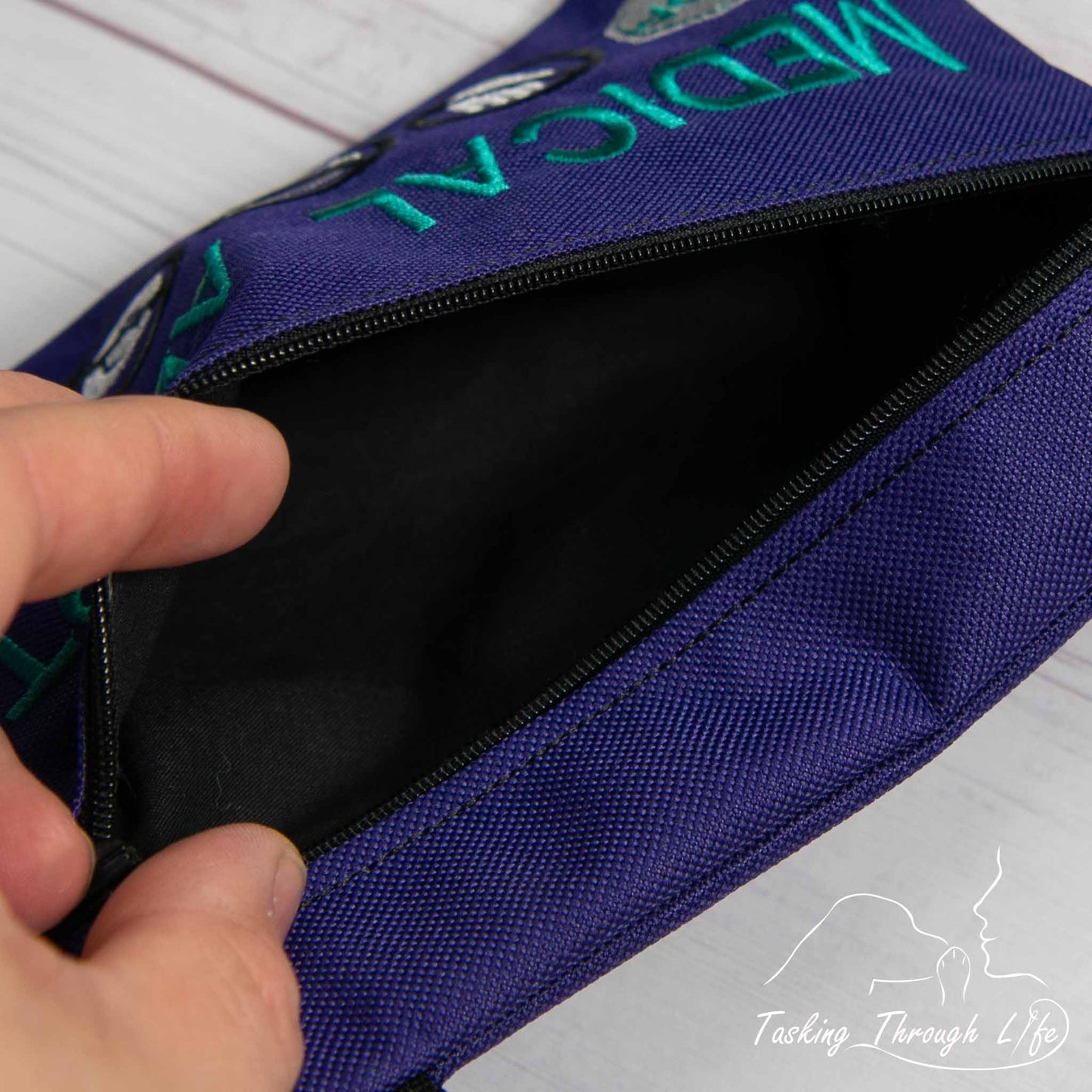 Double Clip Zipper Pouch