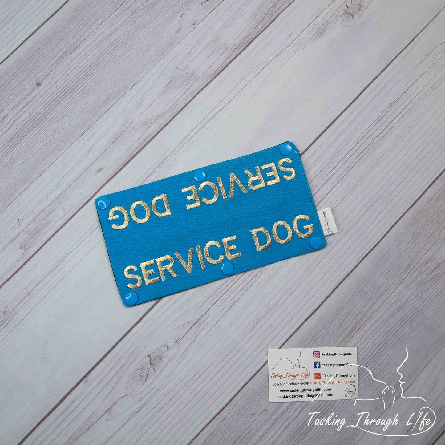 Metallic Service Dog Chest Strap Wrap - S27