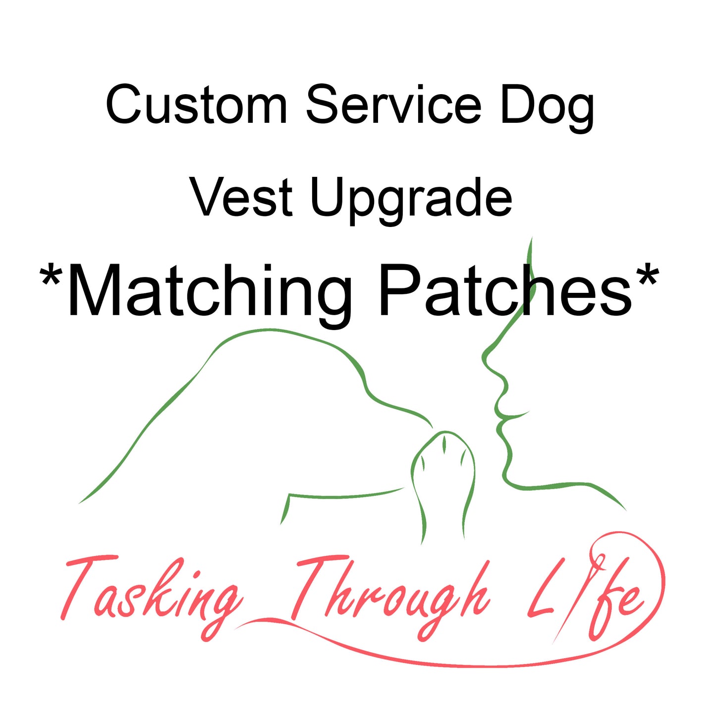 Patch-upgrade, upgrade voor hondenvest op maat